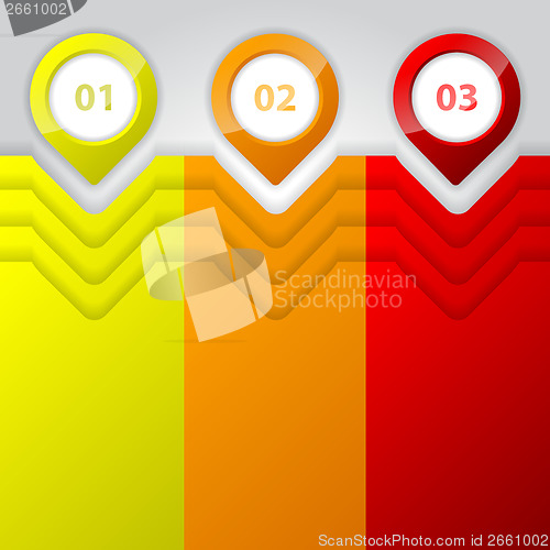 Image of Cool infographic design with bright colors