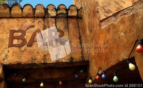 Image of a bar in the old house