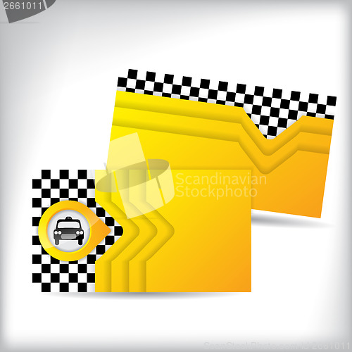 Image of Business card design for taxi drivers