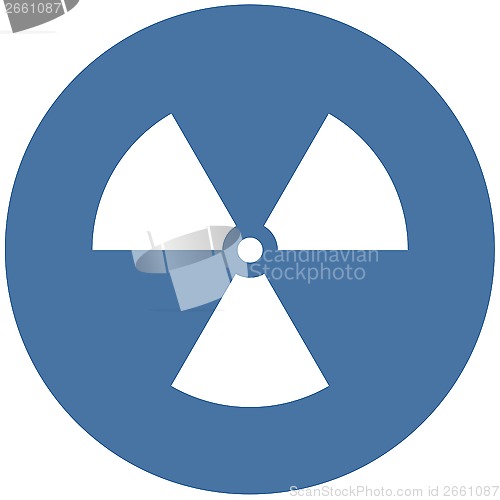 Image of Nuclear radiation symbol