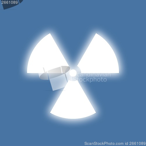 Image of Nuclear radiation symbol