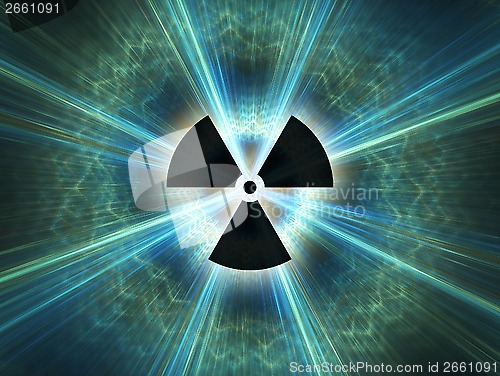 Image of Nuclear radiation symbol