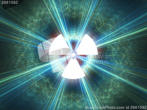 Image of Nuclear radiation symbol