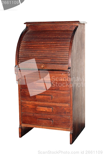 Image of ancient isolated cabinet
