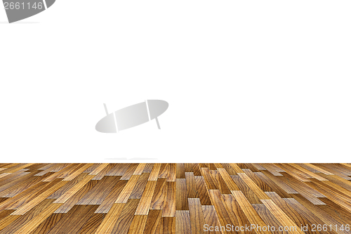 Image of blank wooden floor for your design