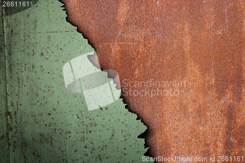 Image of rusty surface of corroded metal