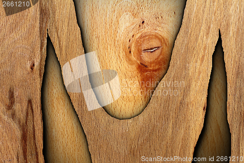 Image of interesting abstract wood