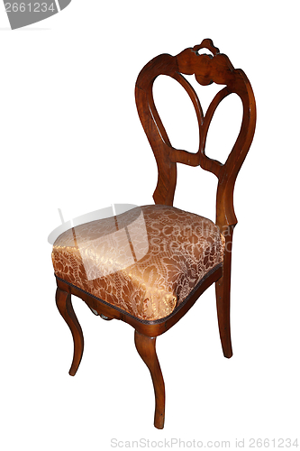 Image of vintage chair isolated on white