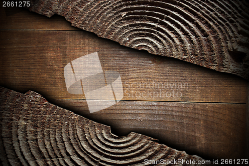 Image of cracked wood texture of a stump