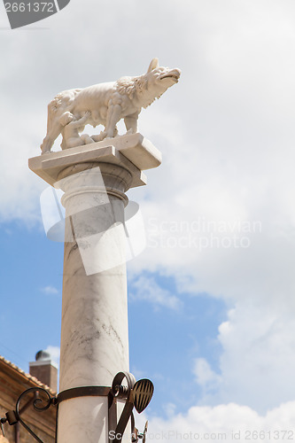 Image of Wolf with Romolo and Remo