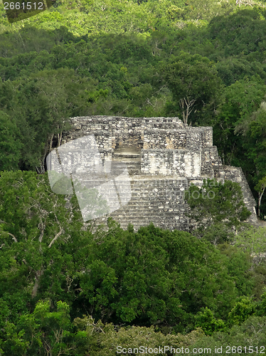 Image of ancient temple at Calakmul