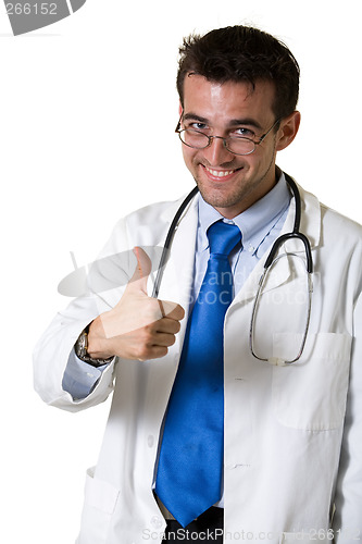 Image of Doctor with thumbs up