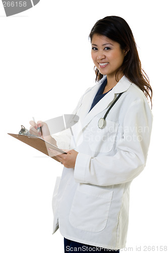 Image of Friendly lady doctor