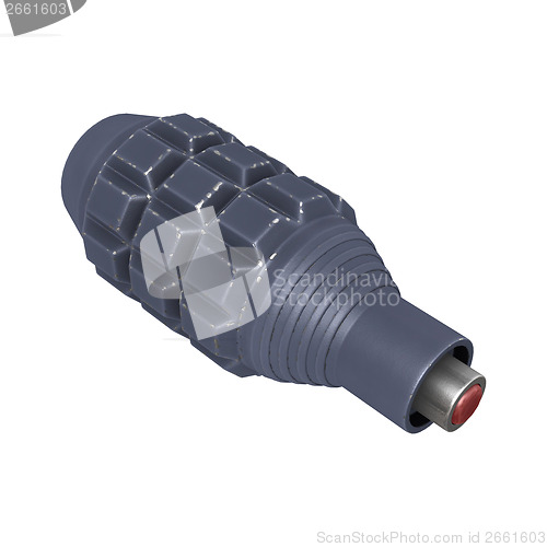 Image of Pineapple Fragmentation Grenade on White