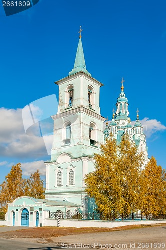 Image of Church of the Transfiguration.N.Sinyachikha.Russia