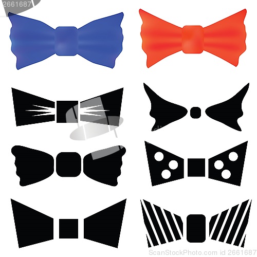 Image of set of bows