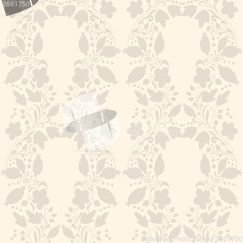 Image of neutral floral background. swirl and curve