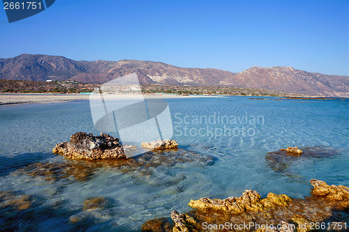 Image of Rocky outcrops at Elafonisos beach