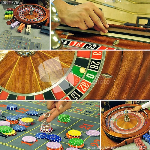Image of roulette colage