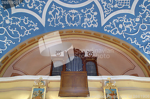 Image of Church choir with organ