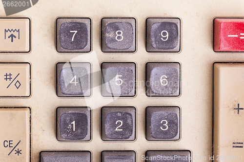 Image of Old calculator for doing office related work