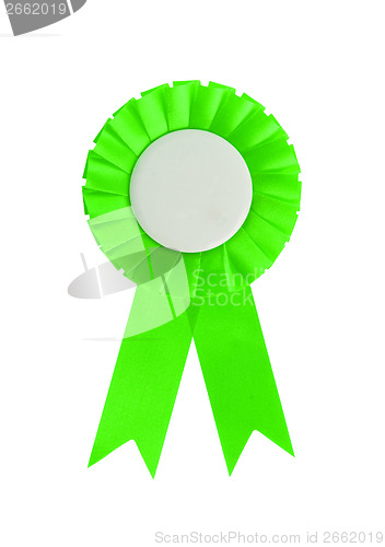 Image of Award ribbon isolated on a white background