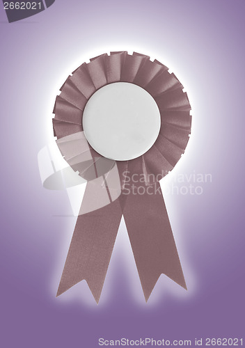 Image of Award ribbon isolated on a white background