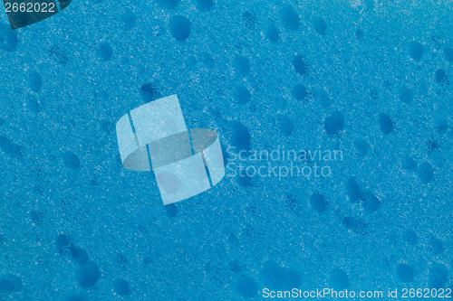 Image of Blue sponge texture for background