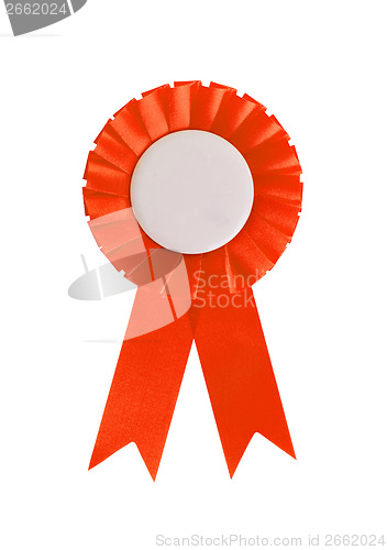 Image of Award ribbon isolated on a white background