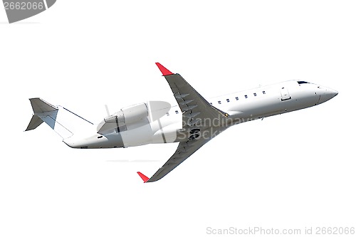 Image of Privat jet plane isolated on a white background