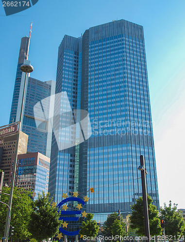 Image of European Central Bank in Frankfurt