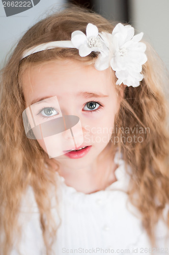 Image of Lovely beautiful blond girl