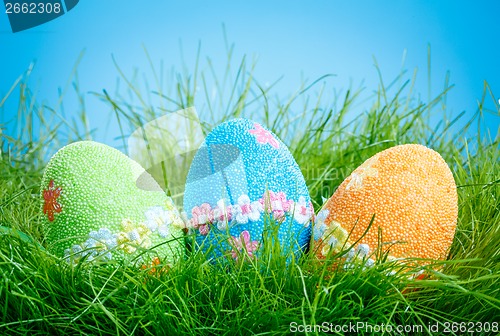 Image of Decorated easter eggs