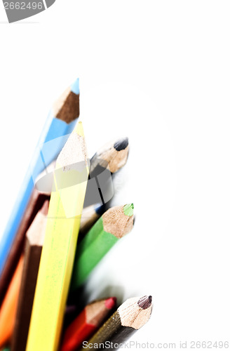 Image of Close-up pencil.