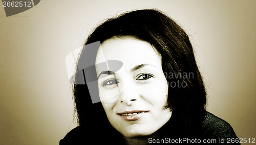 Image of Beautiful woman with great eyes.
