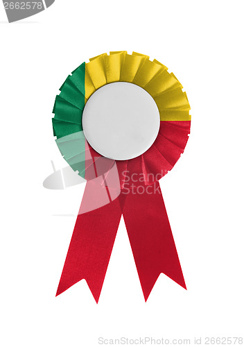 Image of Award ribbon isolated on a white background