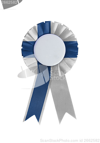 Image of Award ribbon isolated on a white background