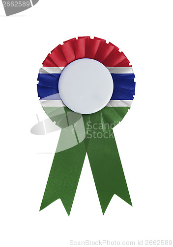 Image of Award ribbon isolated on a white background