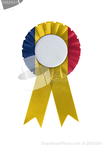 Image of Award ribbon isolated on a white background