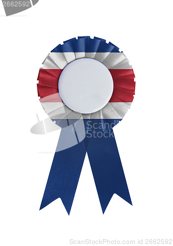 Image of Award ribbon isolated on a white background