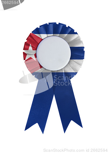 Image of Award ribbon isolated on a white background