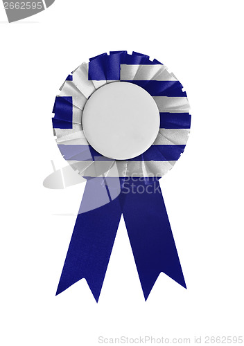 Image of Award ribbon isolated on a white background