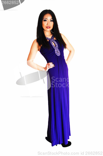Image of Girl in long dress.