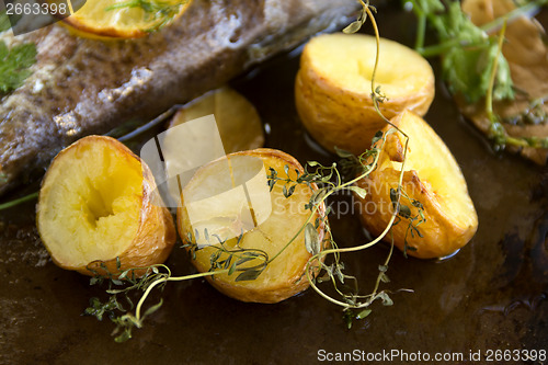 Image of Baked Potatoes And Thyme