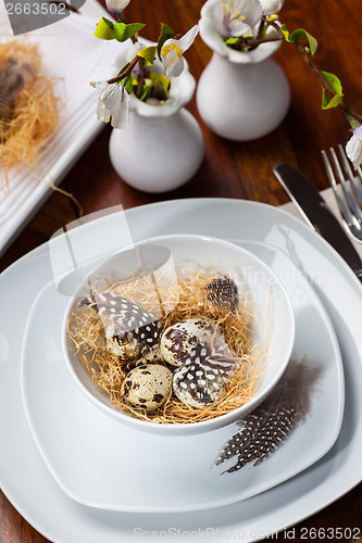 Image of Easter place setting