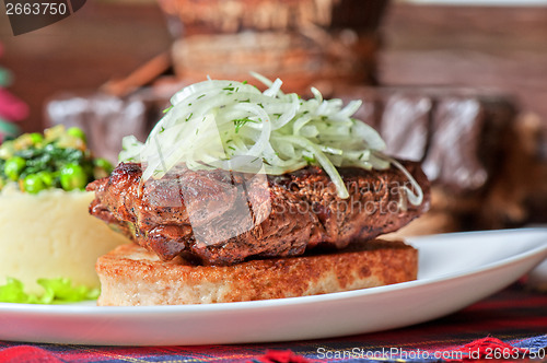 Image of Gourmet steak meat