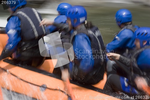 Image of Teamwork on whitewater