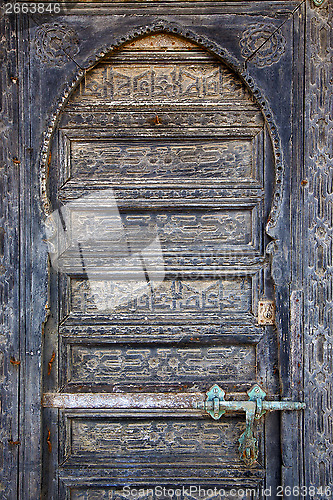 Image of as a  door in lanzarote spain