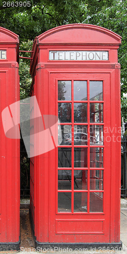 Image of London telephone box