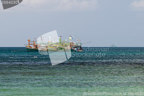 Image of Thai fishing boats